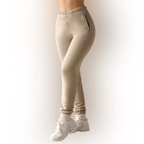 Joah Brown Empire Joggers Cream XS/S - Picture 1 of 4